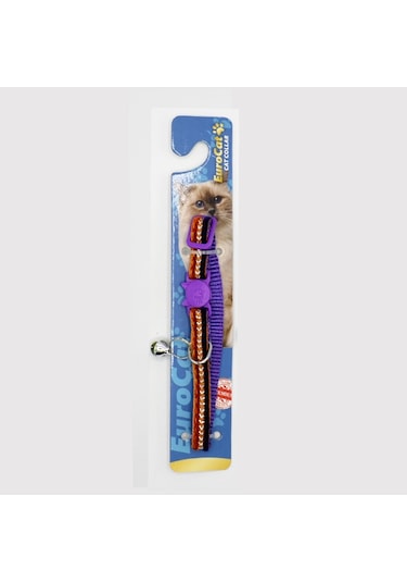 EuroCat Kedi Boy.Tas.Yaldız Turuncu 10mm28cm Tek
