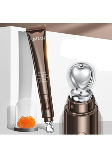 Jomtam Yedek Tüplü Elektrik Masajlı Altın ve Havyarlı Sıkılaştırıcı Göz Bakım Kremi 20 G