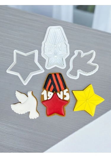 K3dp 9 Mayıs İçin Kurabiye Ve Zencefilli Ekmek Şekillendirme Kalıpları Ve Kalıplar 50 151301790 Turuncu