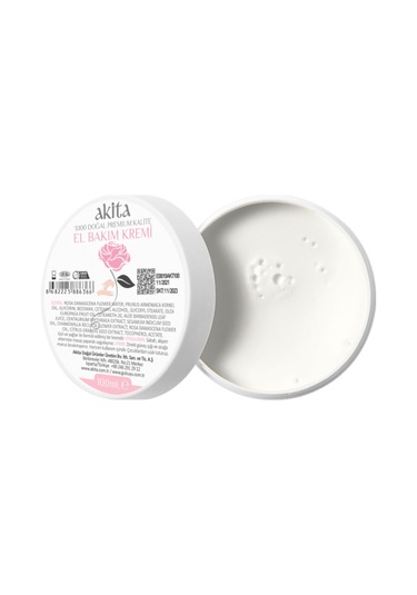 Akita Doğal El Kremi Gül 100 ML
