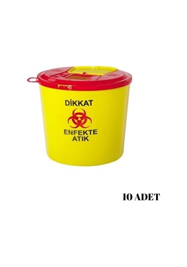 TIBBİ ATIK KOVASI 5LT - 10 ADET