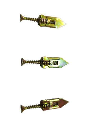 Paslanmaz Çelik Genişleme Cıvataları, Vidalar, Genişletme Cıvataları 100 Pcs Metal Boşluk Ankrajı Cıvatası 500 Adet