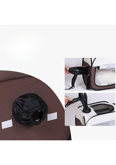 Homyl Kediler Köpekler Kurutma Kafesi Seyahat Taşıyıcı Pet L