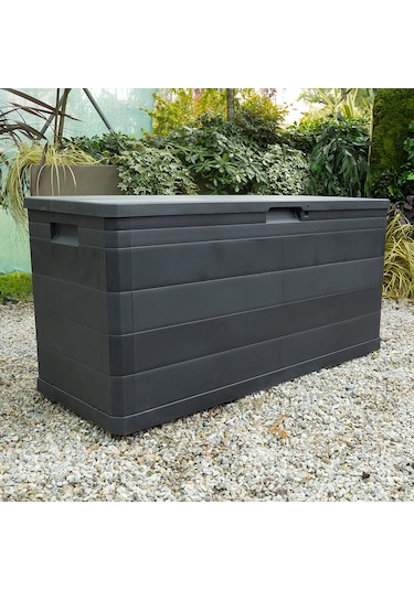 Multibox Elegance 280 Litre Bahçe Dolabı Antrasit Siyah