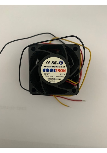 Cooltron Fd4028b12w5853r 40x40x28mm Dc 12v Kompakt Fan