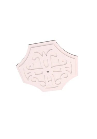 Motifpiyer Lamba Tavan Göbeği-54-2-model-4gen-iç-egri-56cm-2adet - Beyaz