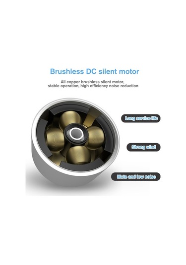 Didadodo Usb Masalı Mini Masa Vantilatörü - 3 Hızlı, 360 Dön., Taşınabilir Serinletici Pembe, 360 Dönme Pembe