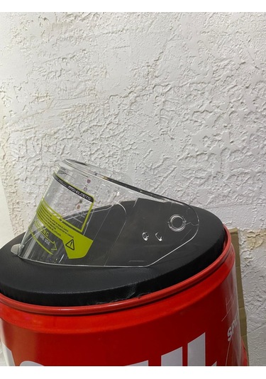 M-910 Kask Camı Siyah-şeffaf