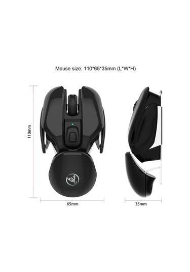 Novahub Kablosuz Fare Hxsj T37 - 3 Dpı Ayarı, 500mah Şarj Ed., Sessiz Optik Tasarım Optik