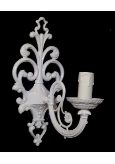 Beyaz Döküm Aplik Beyaz