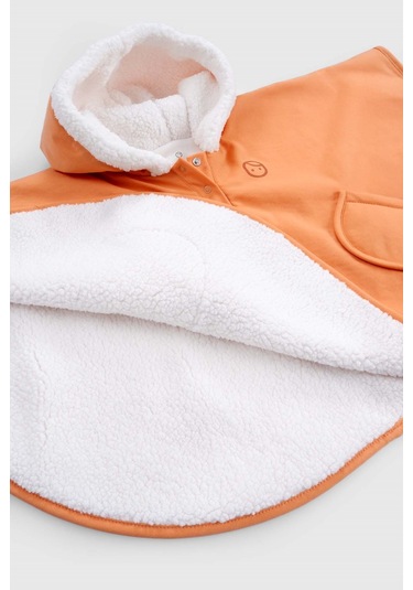 Su Geçirmez Bebek Panço Turuncu Yağmurluk Turuncu