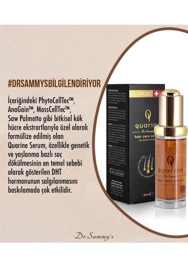 Dr. Sammy's Quarine Onarıcı Premium Saç Serumu