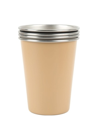 Besthome1 Kamp Kupası Seti, 350ml Paslanmaz Çelik Dış Mekan Çay Seti Çok Renkli