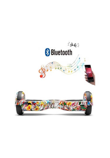 Citymate Elektrikli Kaykay Hoverboard Bluetooth 6.5 Inch Desen-19