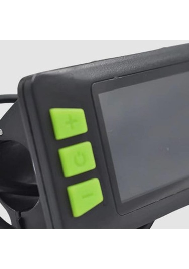 Reedark Elektrikli Bisiklet Lcd Hız Kontrol Cihazı - Usb Bağlantılı, Altı Çip Renkli Ekran, Akıllı Veri Gösterici Siyah