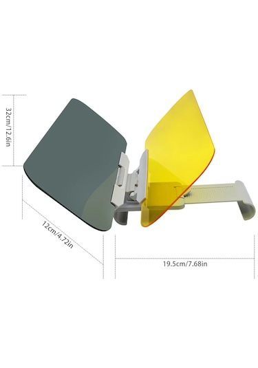 Monozone 2ın1 Araç İçi Güneş Perdesi Vizör Güneşlik Görüşgözlüğü