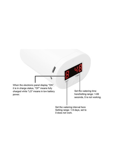Pazly Akıllı Bitki Sulama Sistemi - Otomatik Damla Sulama Pompası 4/8 Başlıklı