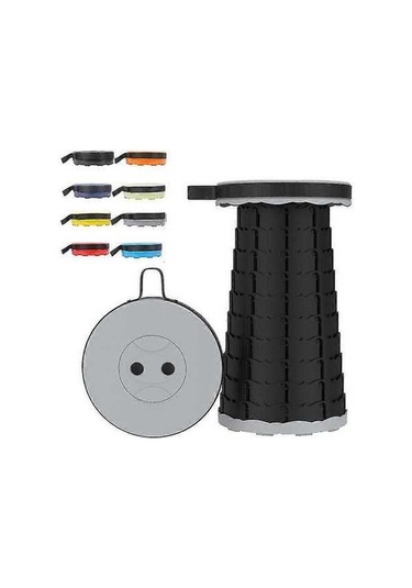 Bloomnest Taşınabilir Katlanır Seyahat Koltuğu - Kamp Balıkçılık Sandalyesi - Gri Gri