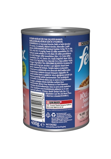 Purina Felix Alabalık Somonlu Kedi Konservesi 400 G