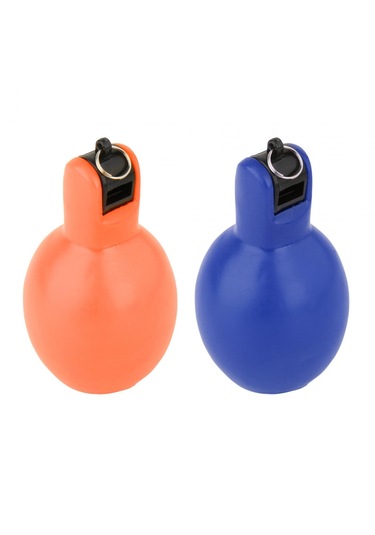 Homyl 2 Parça El Sıkma Düdük Antrenörler Turuncu-ve-mavi Turuncu Ve Mavi