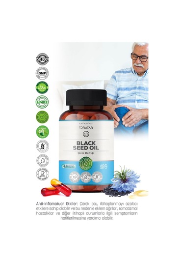 Erbatab Çörek Otu Yağı 60 Kapsül