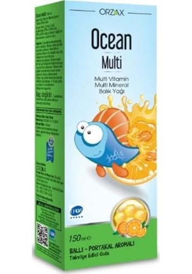 Ocean Multi Vitamin ve Balık Yağı 150 ML