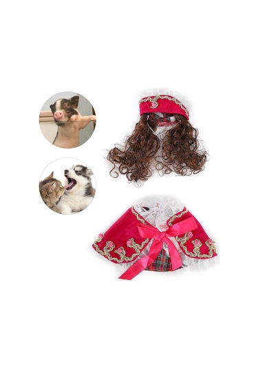 Köpekler Ve Kediler İçin Sevimli Prenses Pelerini