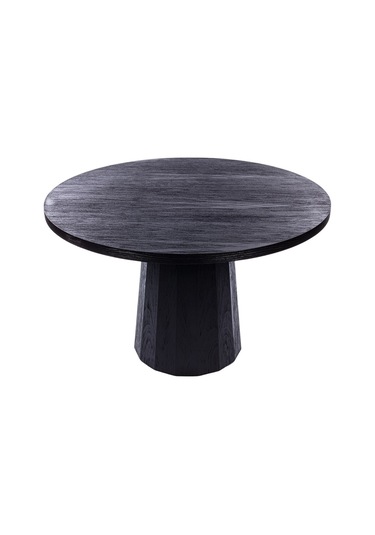 Odessa Ahşap Masa 120x120 Siyah