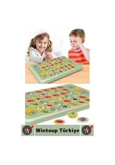 Çocuk Hafıza Dikkat Mantıksal Düşünme Sosyalleşme Beceri Geliştiren Eğitici Hafıza Eşleştirme Oyunu