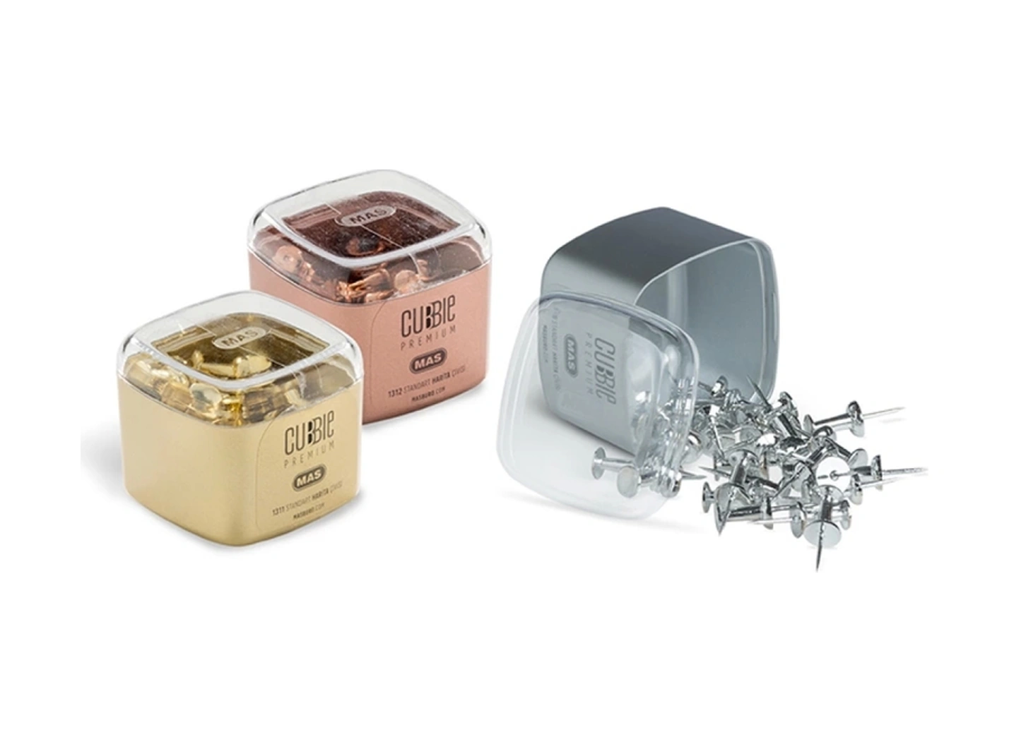 1312 Cubbıe Premıum Standart Harita Çivisi Gri