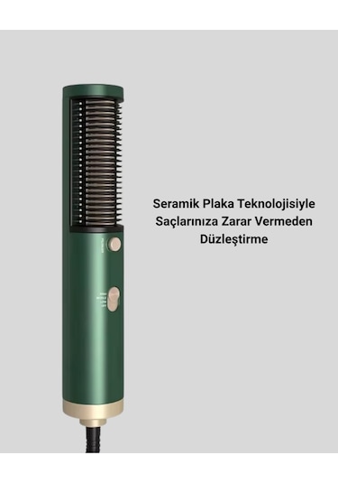 İyon Teknolojili Seramik Saç Düzleştirici Eşit Isı Dağılımı