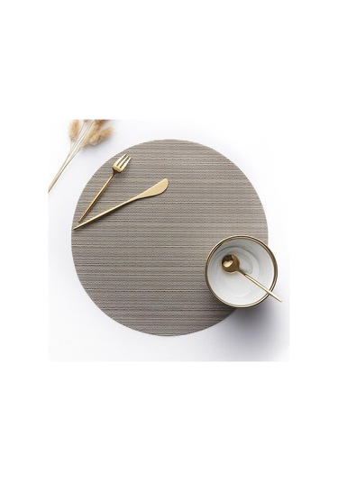 Açık Kahve 4 Adet Kaymaz Yuvarlak Pvc Placemats Isı Yalıtım Mat Batı İskandinav Tarzı Yemek Paspasları Masa Mat Ev Otel Restoran Dekoru Açık Kahverengi Açık Kahve 4 Adet Kaymaz Yuvarlak Pvc Placemats Isı Yalıtım Mat Batı İskandinav Tarzı Yemek Paspasları Masa Mat Ev Otel Restoran Dekoru Açık Kahverengi