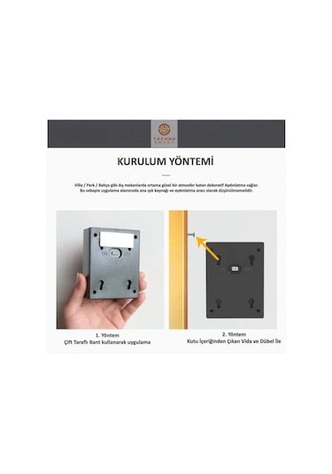 2 Adet Yeni Nesil Solar Çift Yönlü Duvar Lambası Güneş Enerjili Solar Aydınlatma Modern Dekorasyon Aplik Işık