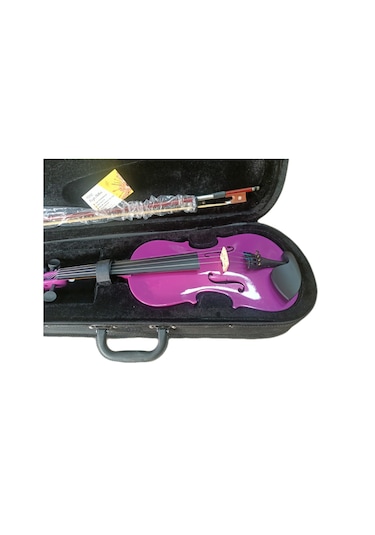 Idol Mor Renk Kalite 3/4 Keman Tam Set Keman