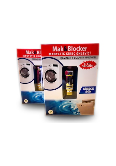 Mak & Blocker Manyetik Kireç Önleyici Kırıcı 2 Mıknatıslı
