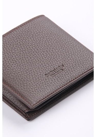 Ancora Leather Hakiki Deri Erkek Cüzdan-26500 Kahverengi