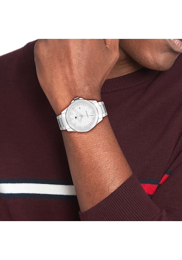 Tommy Hilfiger Th1710695 Erkek Kol Saati Metalik Gri