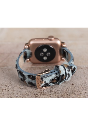 Apple Watch Uyumlu Deri Kordon 38-40-41mm Ferro Leo56n