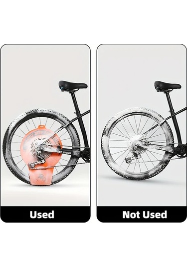 Willowhaven West Biking Bisiklet Disk Fren & Zincir Koruyucu Style B Çamur Yağmur Dayanıklı Pvc