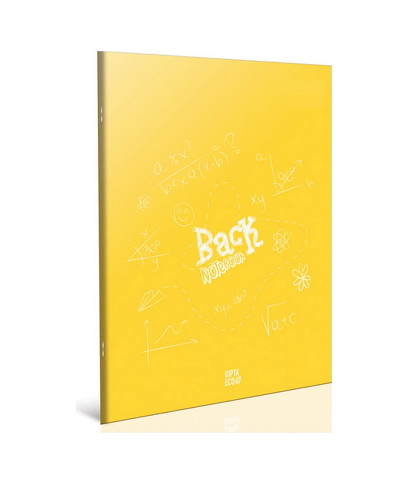 Sarı Çizgisiz Back A5 80 Yaprak Tel Dikişli Plastik Kapak Defter 4996