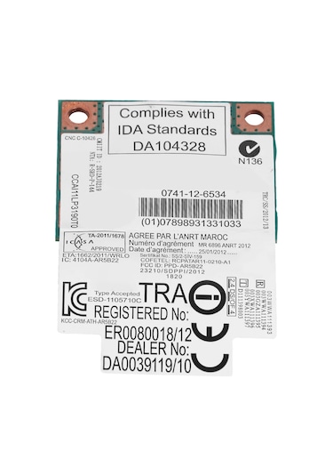 Konesam Ar5b22 300mbps Çift Bant 2.4g/5g Mini Pcı-e Kablosuz Kart - Bluetooth 4.0, Dizüstü Bilgisayarlar İçin