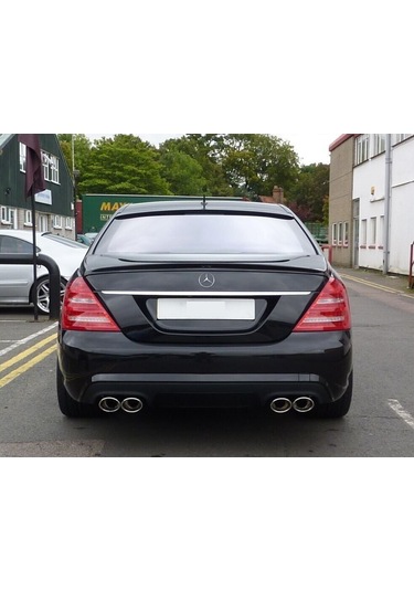 Mercedes W221 Uyumlu Yedek Parça Amg Spoiler Boyasız Plastik