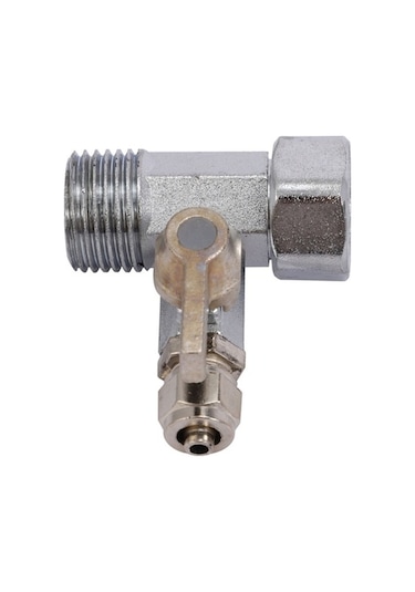 Ulzyvf Namuny 5x Ro Adaptörü 1/2 İnç İla 1/4 İnç, Küresel Vana Musluk Musluk Besleme Ters Osmoz Gümüş