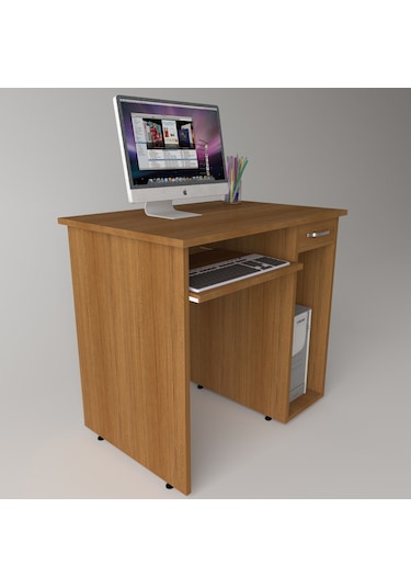 Modüler Dünyası - Bilgisayar Masası Çekmeceli N11.1494 Teak