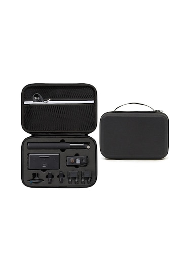 Butu Djı Osmo Action 3 / Action 4 İçin Saklama Çantası, Taşınabilir Kamera Aksesuarları Koruma Kutusu Taşıma Çantası - Siyah