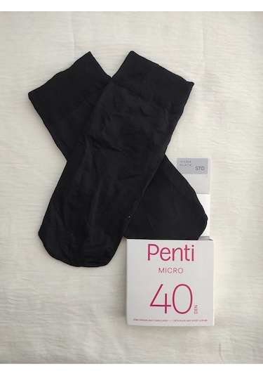 Penti Mıkro 40 Den Orta Kalın Mat Soket Çorap Kısa Soket Çorap 6'lı 001