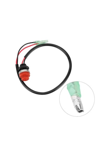 Universell Båt Utombordsmotor Motor Start Stoppbrytare Nyckellös Tryckknapp, Gäller Alla För-perfet