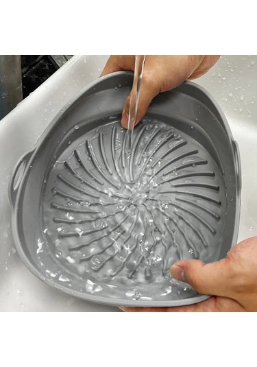 Katlanabilir Hava Fritözü Silikon Astar Yeniden Kullanılabilir