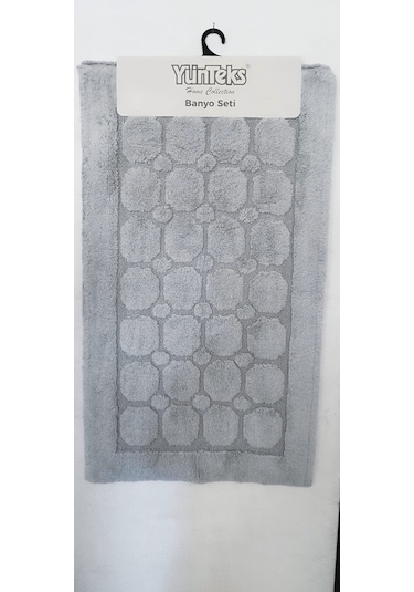 Pamuk Tufting 2'li Klozet Takım,banyo Seti,paspas Seti, Petek V