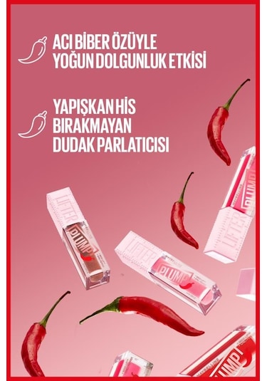 Maybelline New York Lifter Plump Dudak Parlatıcısı 001 Blush Blaze